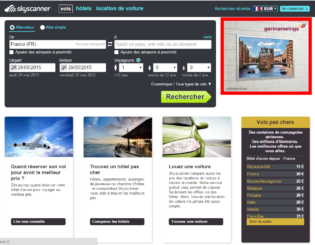 Exemple Skyscanner